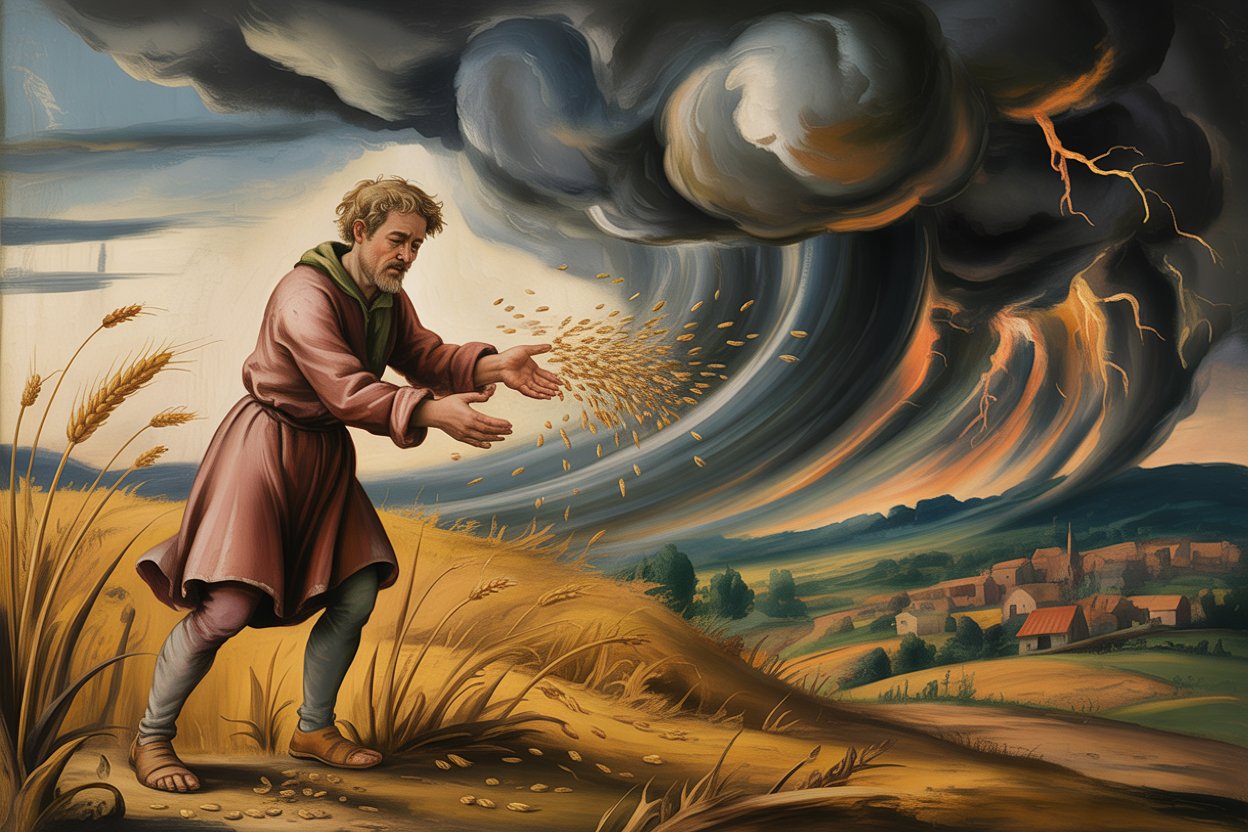 Loi des Semailles et des Moissons - Qui sème le vent récolte la tempête