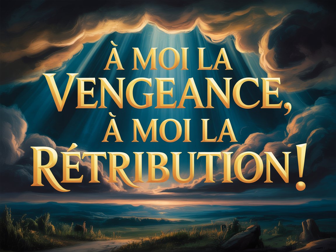 A Moi la Vengeance, à Moi la Rétribution