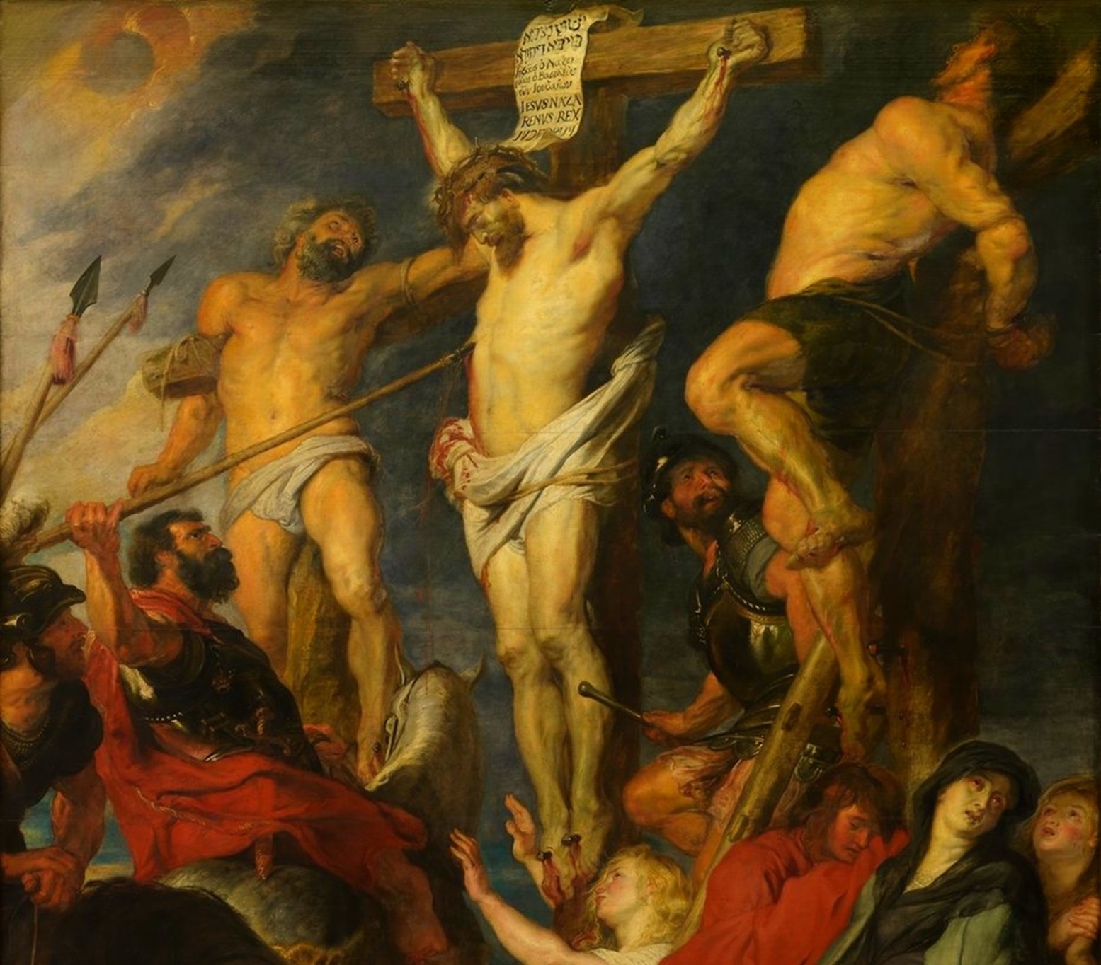 Le coup de lance - Peter Paul Rubens - Coup à droite - Recadrée