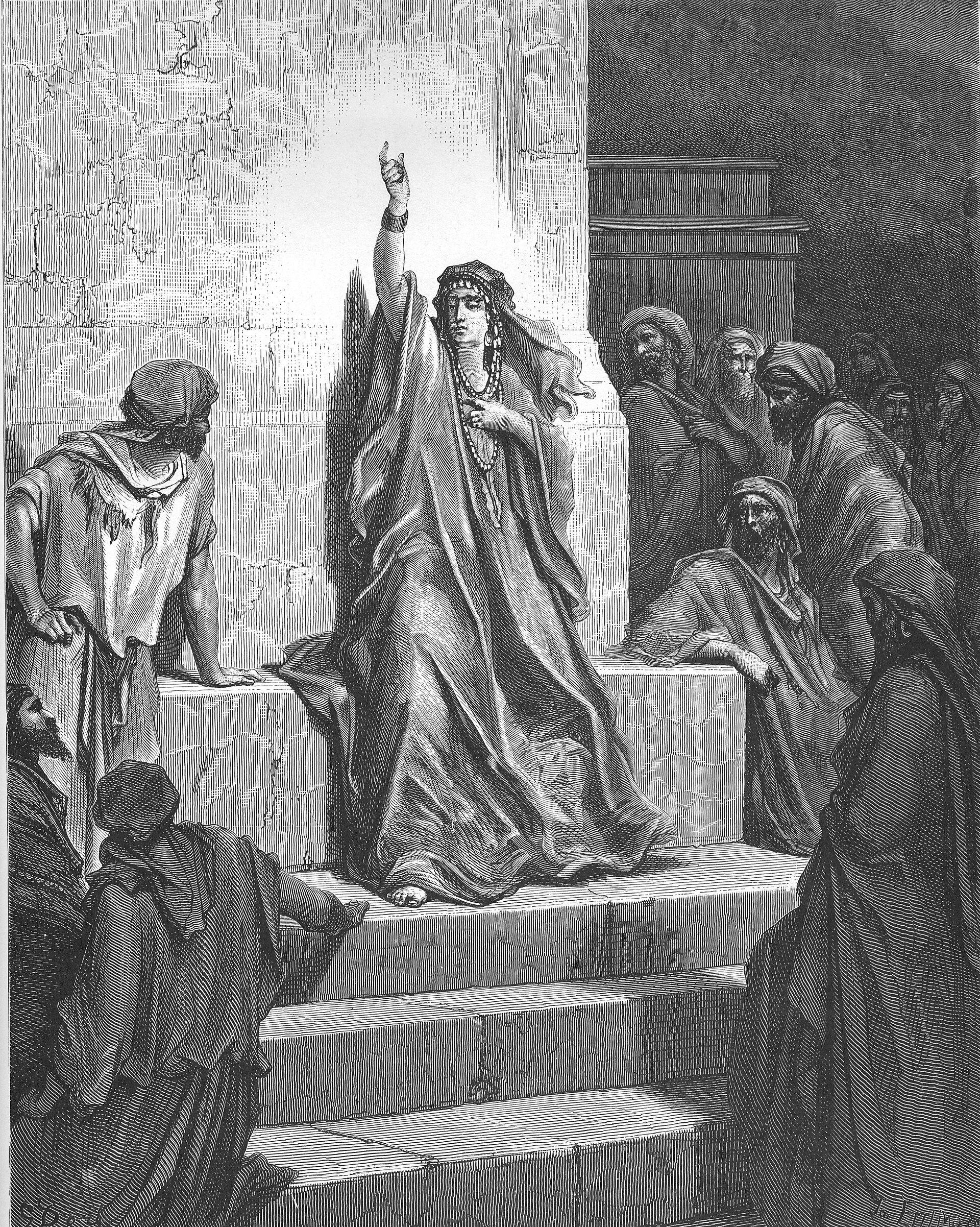 Louange de Deborah - Gustave Doré