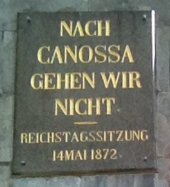 Nach Canossa gehen wir nicht - Bismark