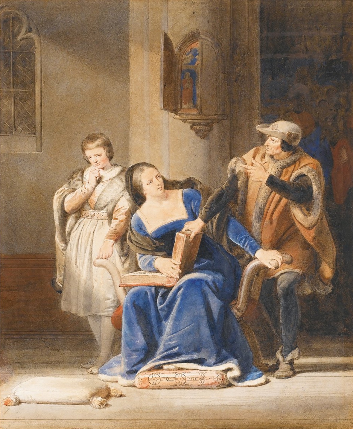 Education - Louis XI surveillant l'éducation du dauphin - Alexandre Évariste Fragonard -