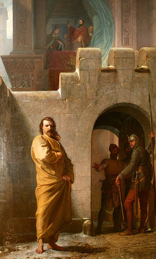 Henri IV devant Canossa - Eduard Schwoiser