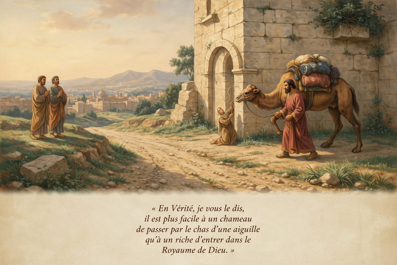 Il est plus facile à un chameau d'entrer dans le chas d'une aiguille