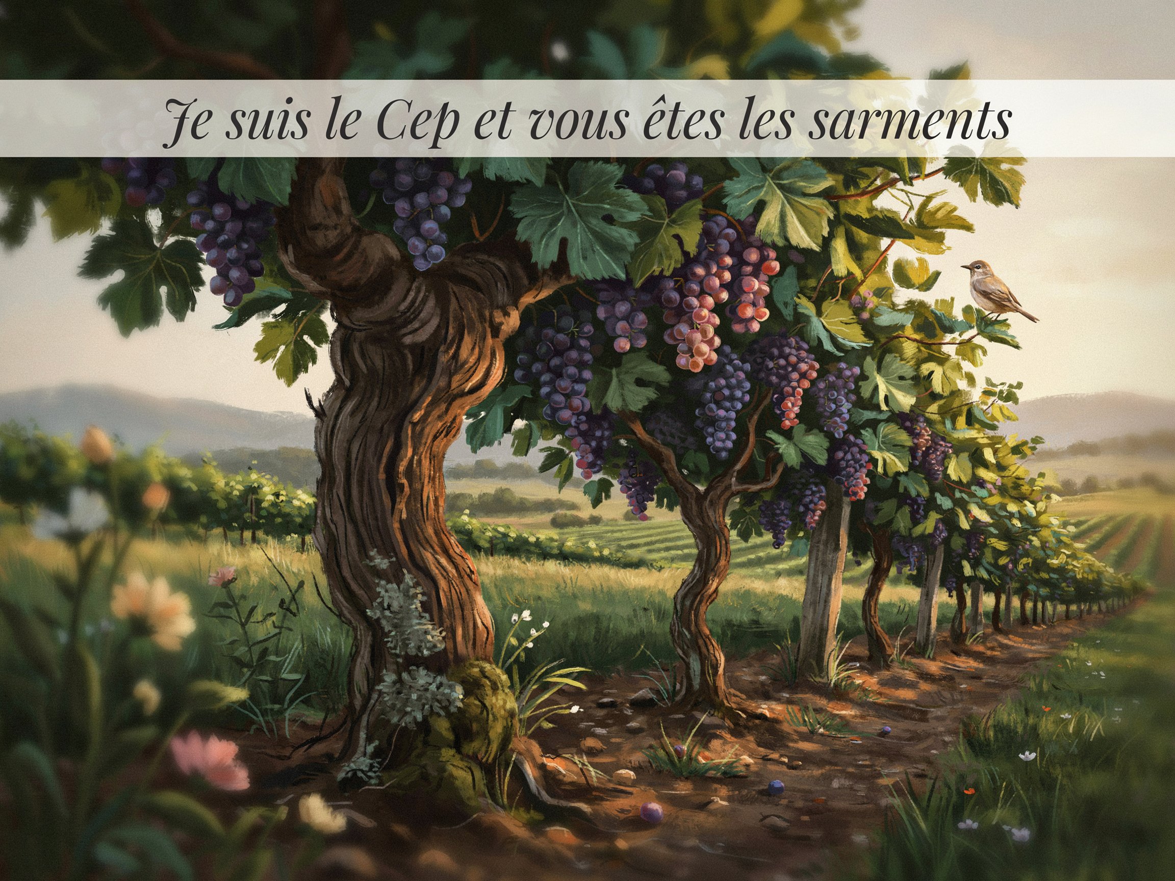 Je suis le Cep et vous êtes les sarments