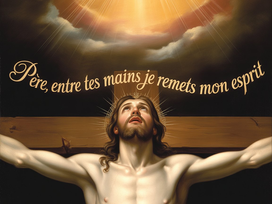 Père entre Tes mains, Je remets Mon Esprit