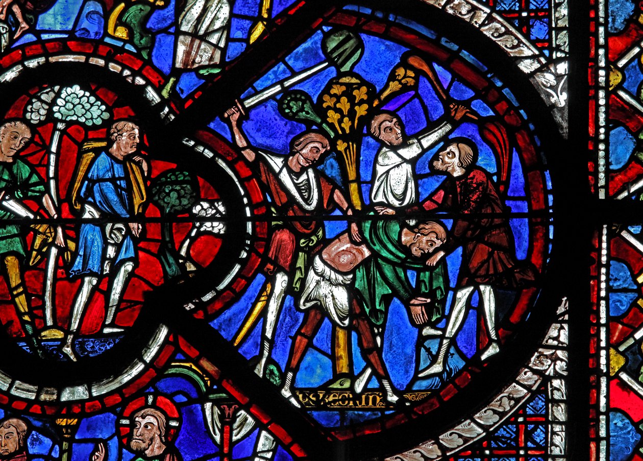 Voleurs attaquant un voyageur - Bon Samaritain