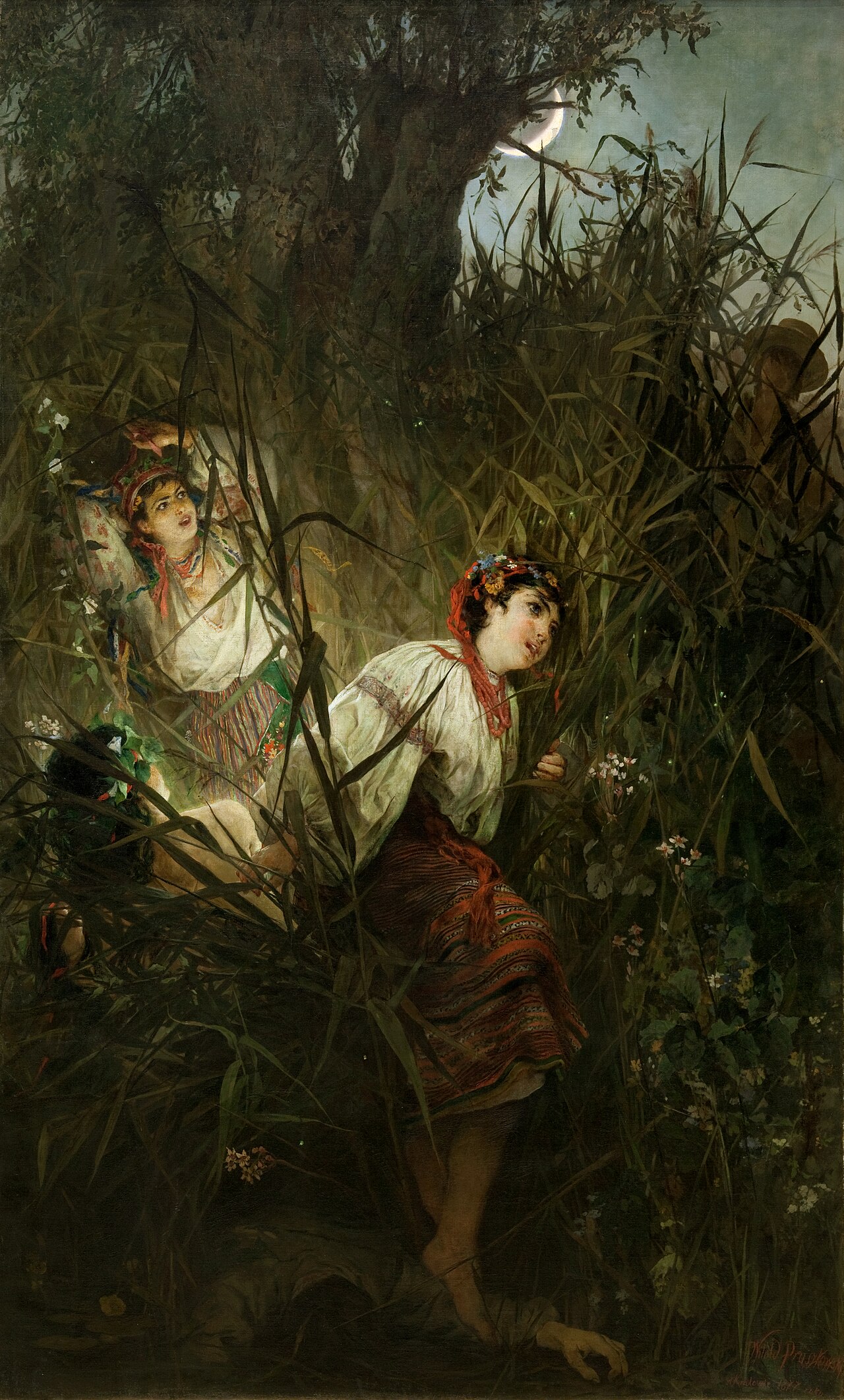 Russalki - Witold Pruszkowski - Water Nymphs - MNK II a 5 - National Museum Kraków