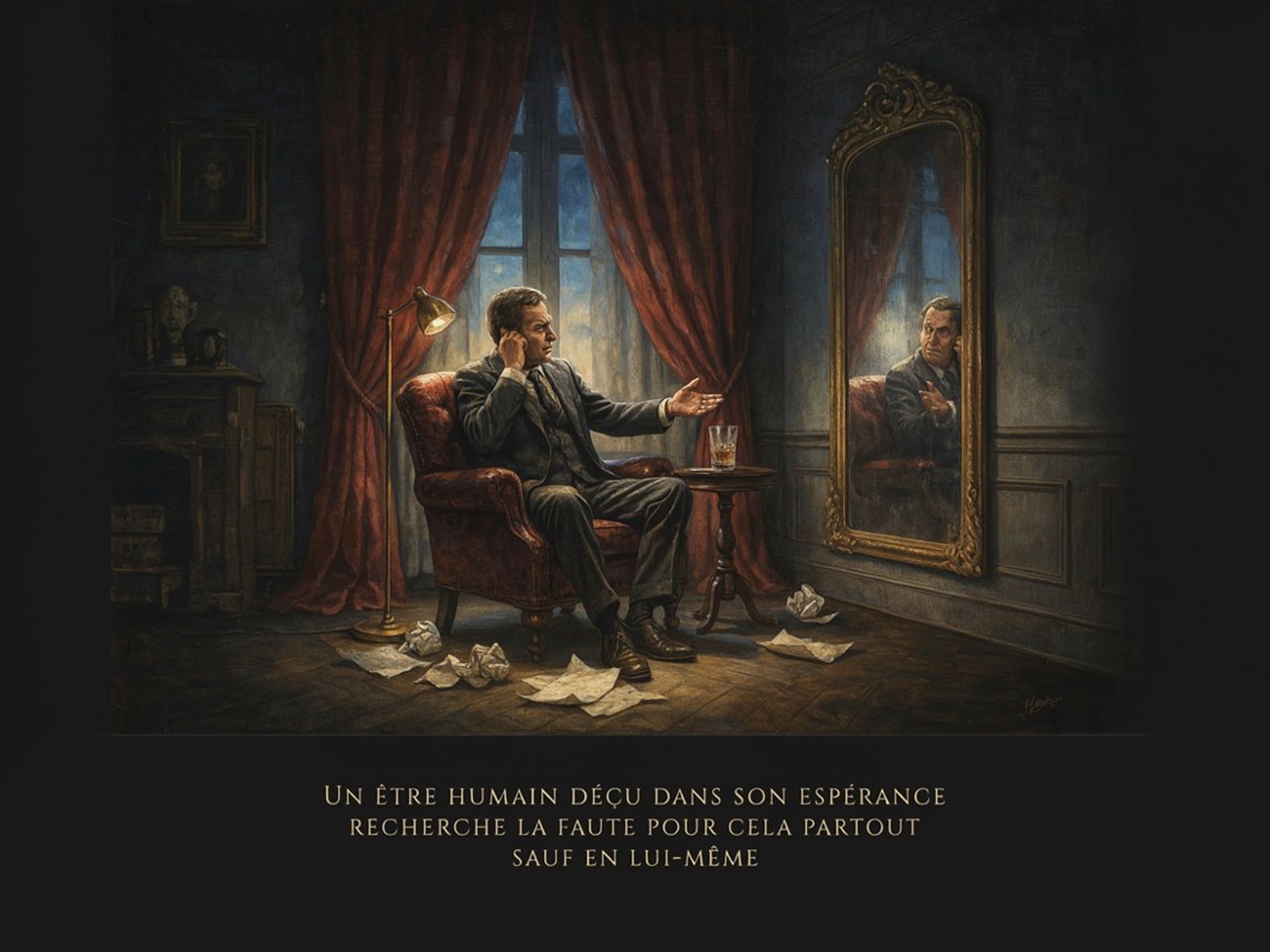 Un être humain déçu