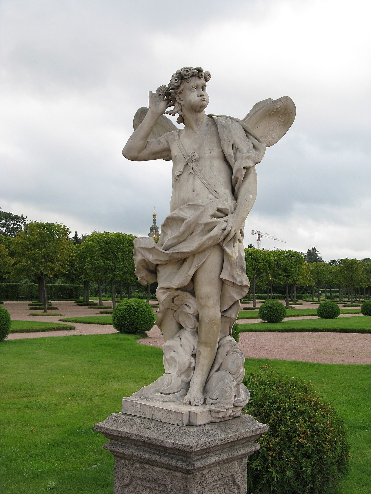 Zéphyr - Antonio Bonazza - Zephyrus - Upper Gardens of Peterhof