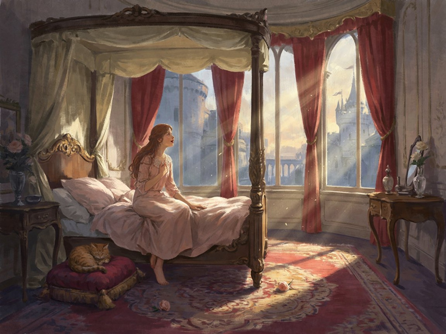 Une femme se réincarne en princesse