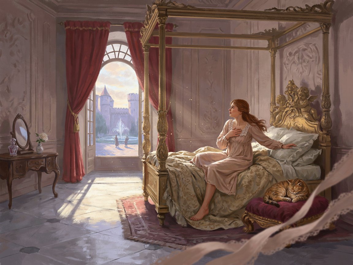 Une femme se réincarne en princesse