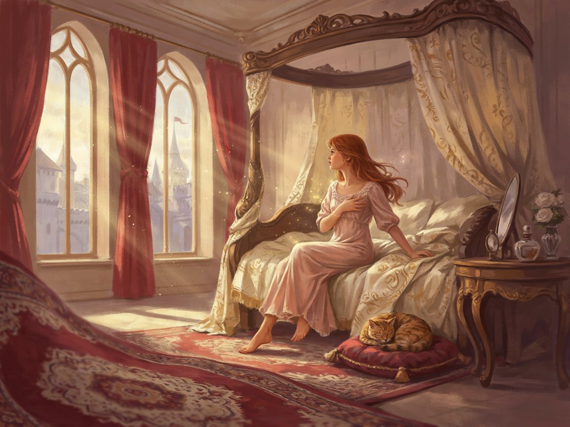 Une femme se réincarne en princesse