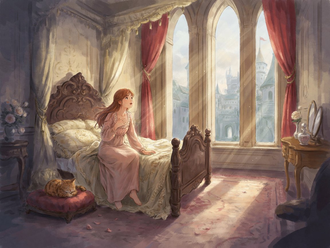 Une femme se réincarne en princesse
